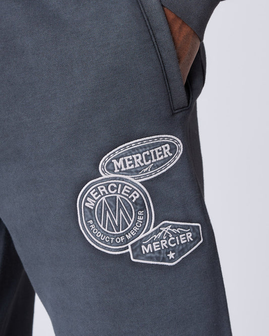 Mercier Black Bone Badge Joggers