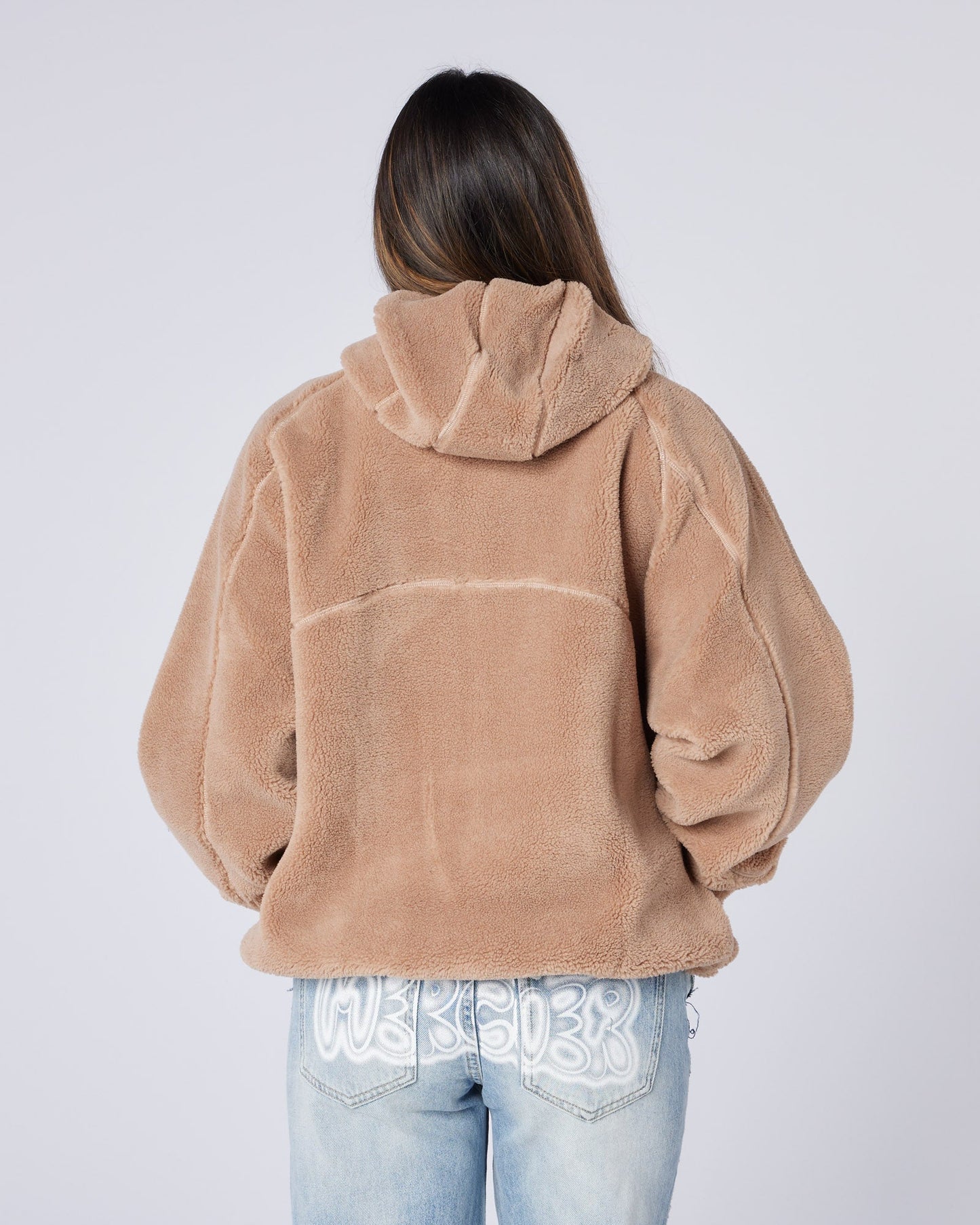 Mercier Brown Tempo Borg Jacket