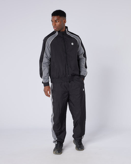 Mercier Brown and Purple Homerun Track Top