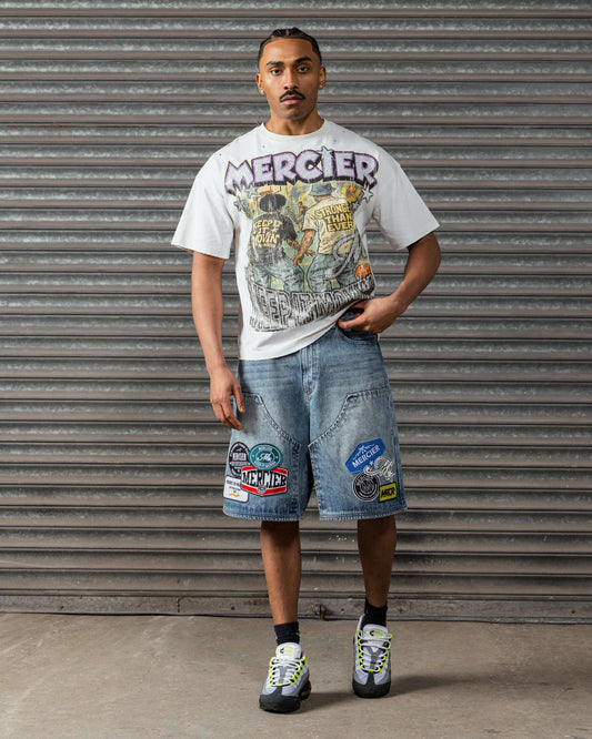 Mercier Diamante Ballers vintage white t-shirt