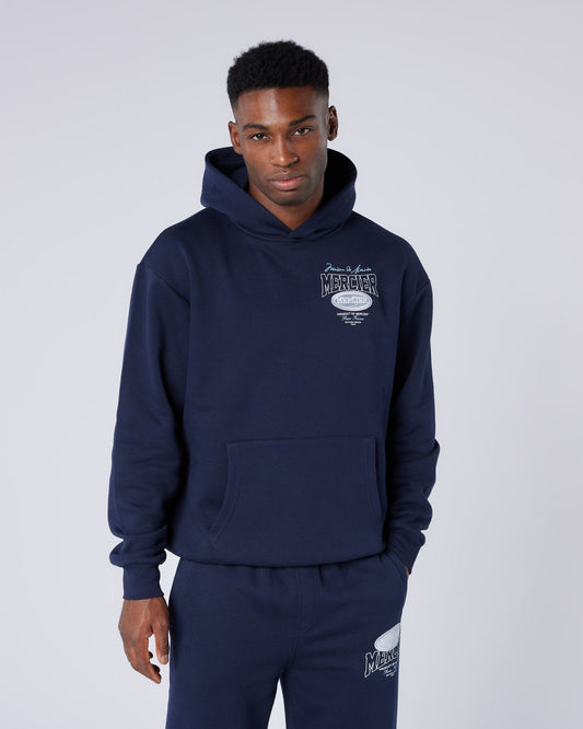 Mercier Navy Multi Tour Hoodie