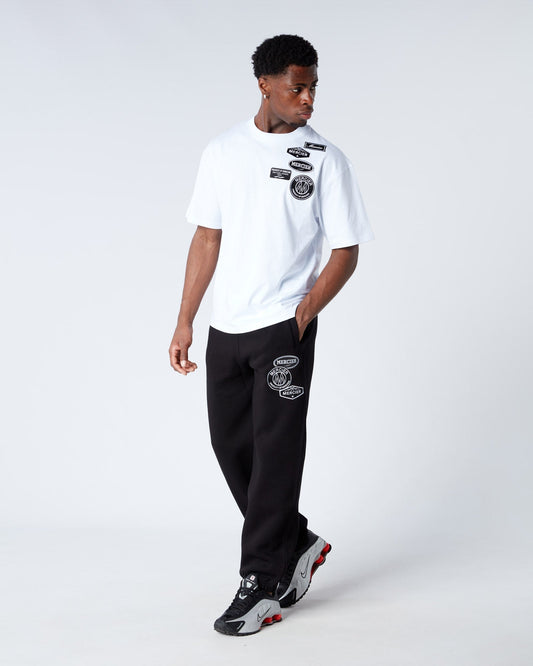 Mercier White OG Badge Drop T-Shirt