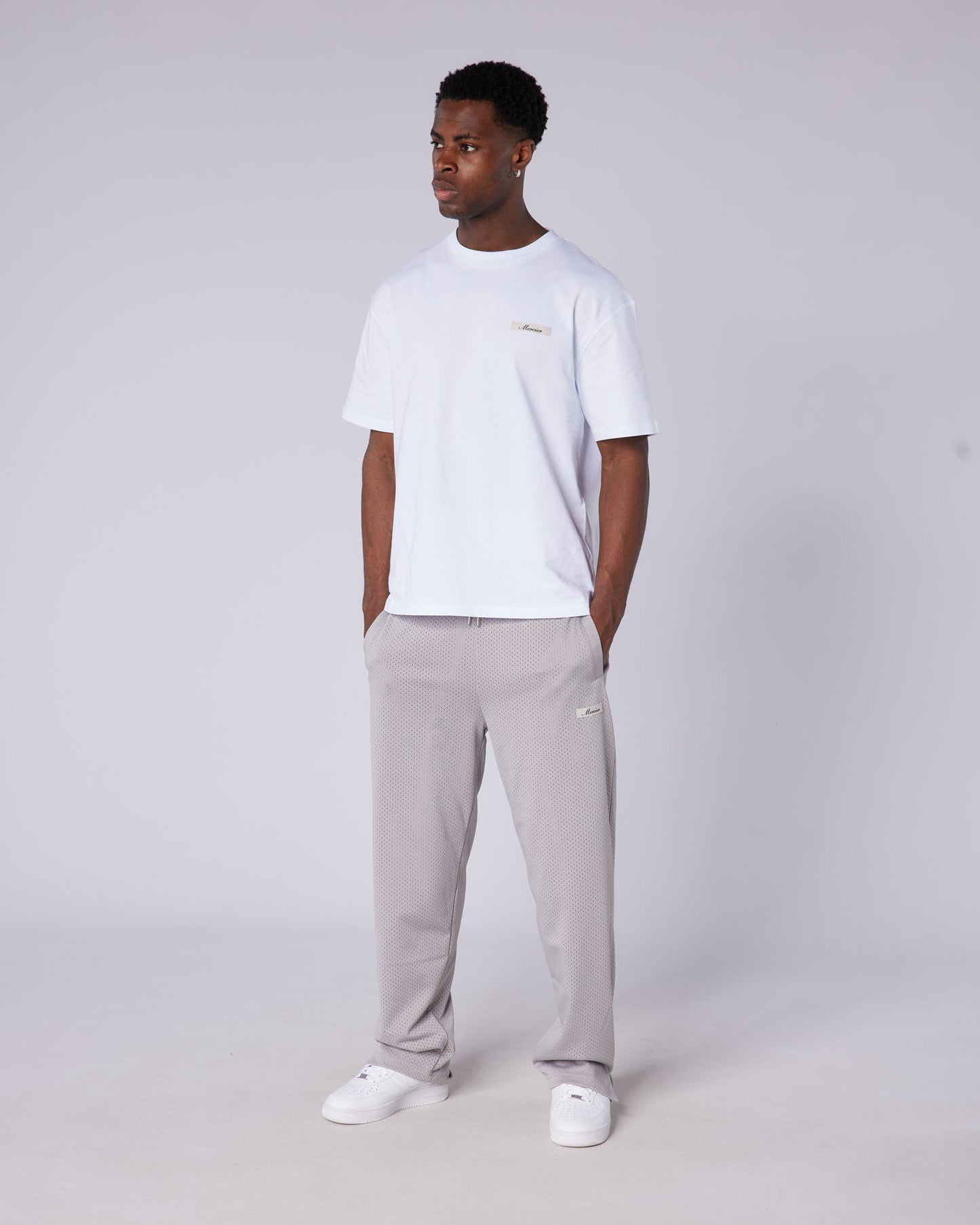 Mercier White Script Harmony T-Shirt