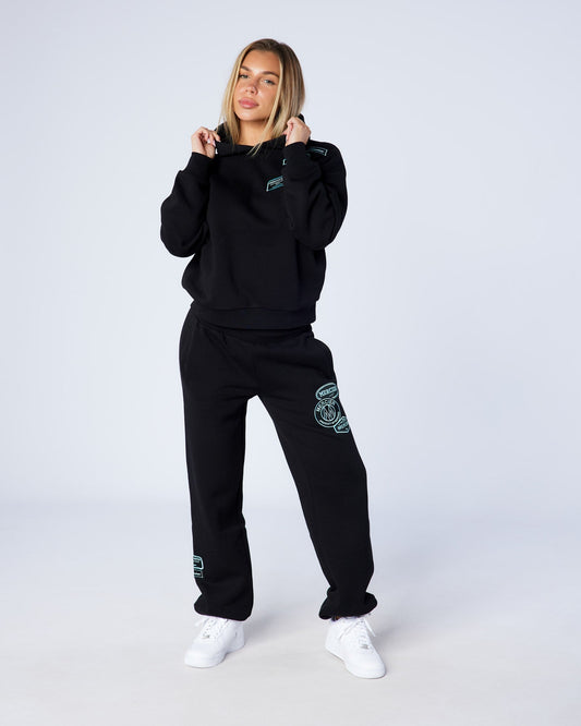 Mercier Women's Black Tiffany OG Badge Joggers