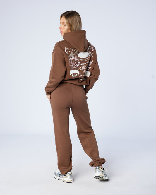 Mercier Women's Chocolate Multi Tour Joggers