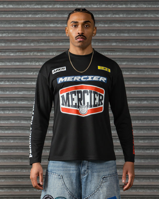 Mercier black Motocross mesh top