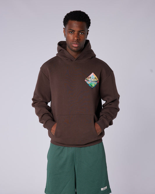 Mercier brown Trance Serve hoodie