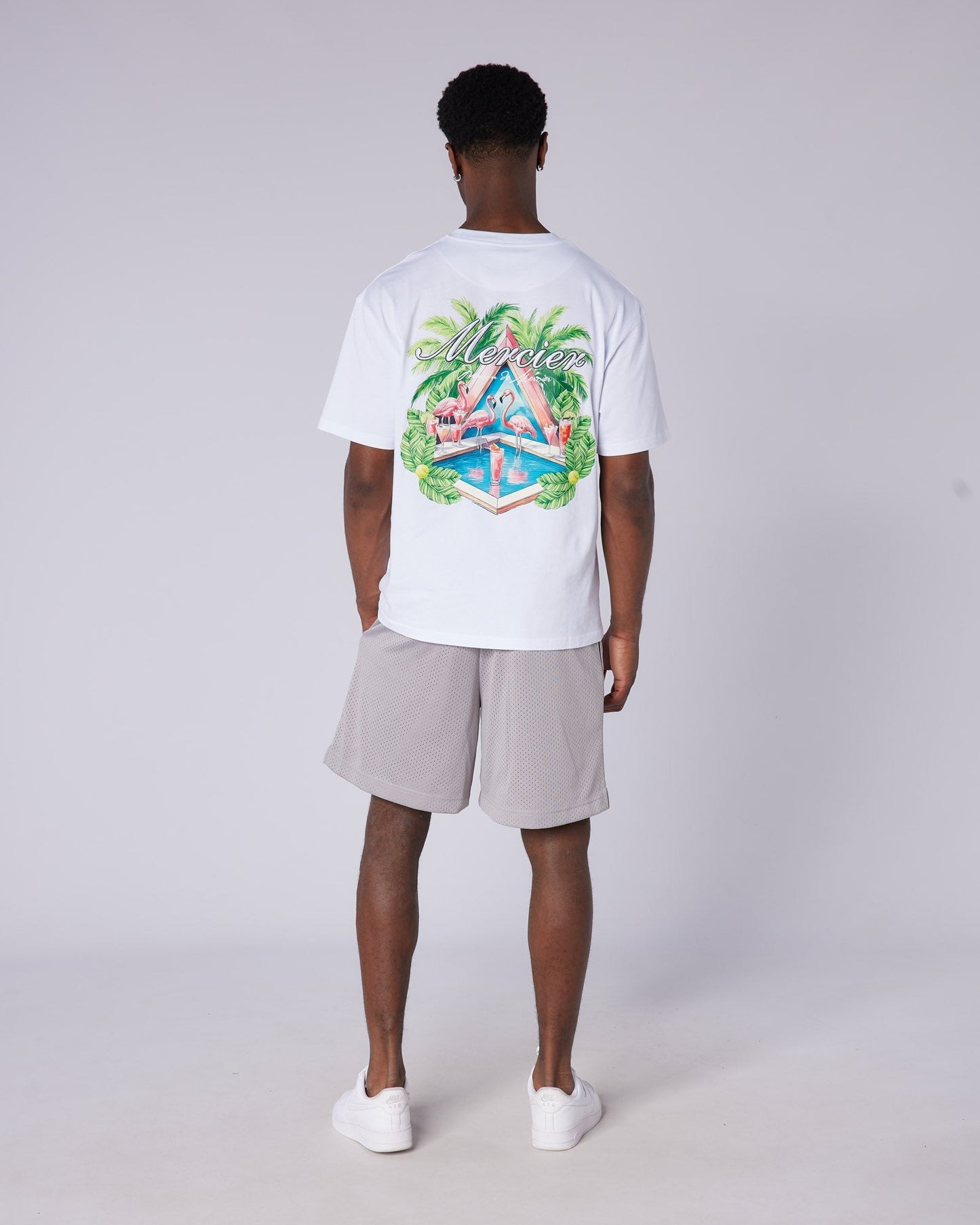 Mercier grey Fracture shorts