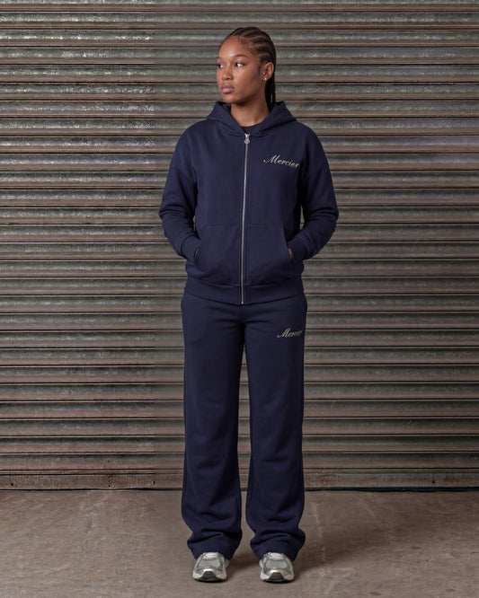 Mercier women's navy silver Authenticity hoodie