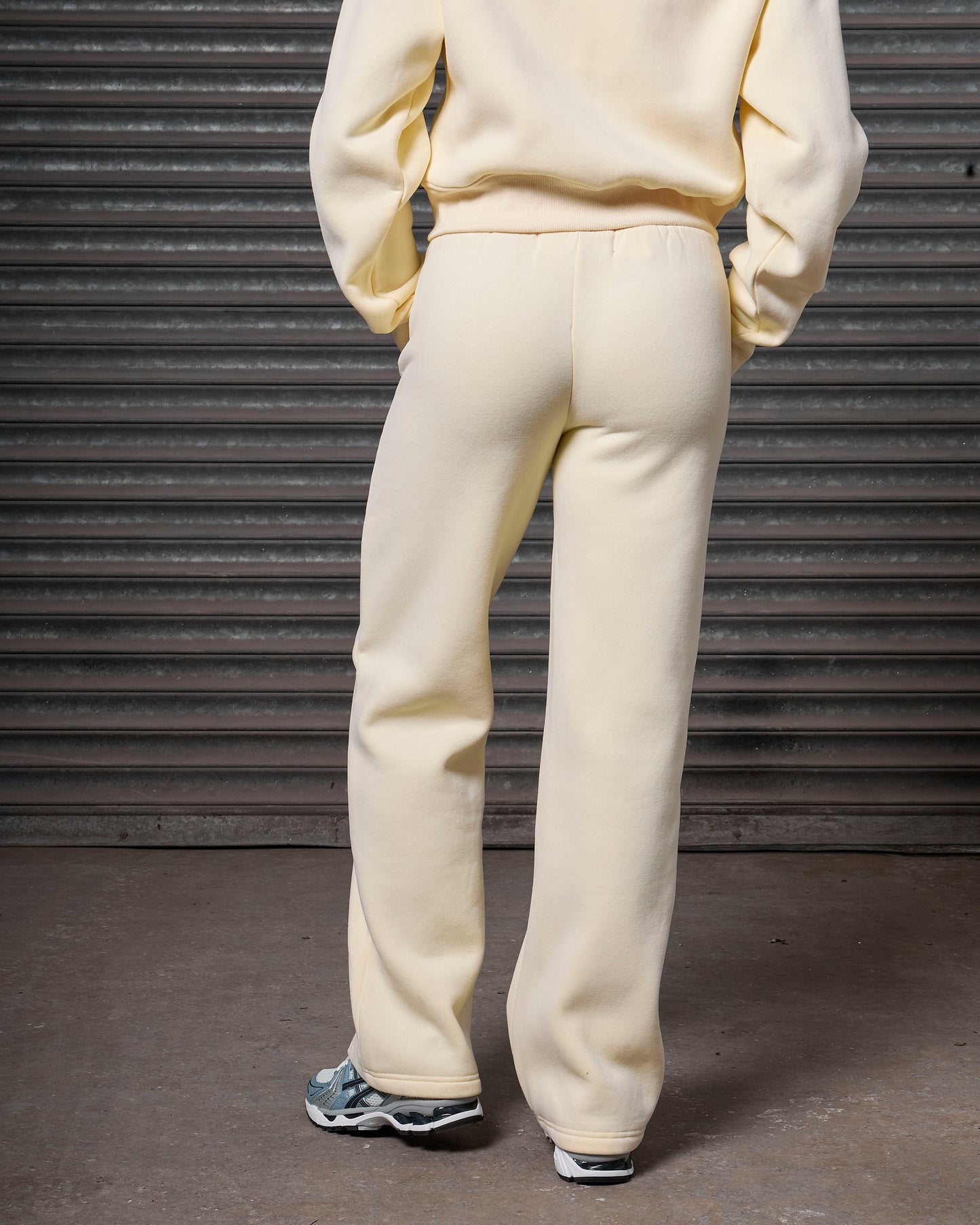 Mercier women's yellow studded joggers