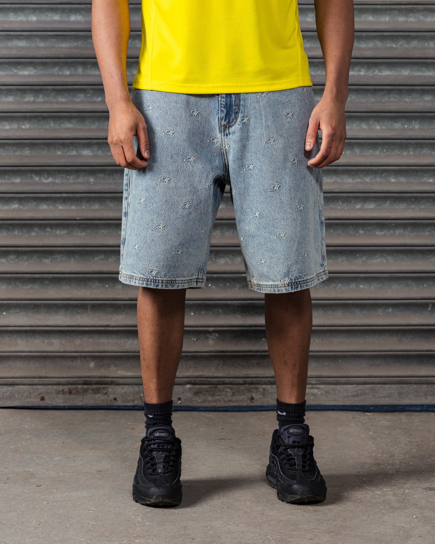 Mercier Bellingham washed denim jort