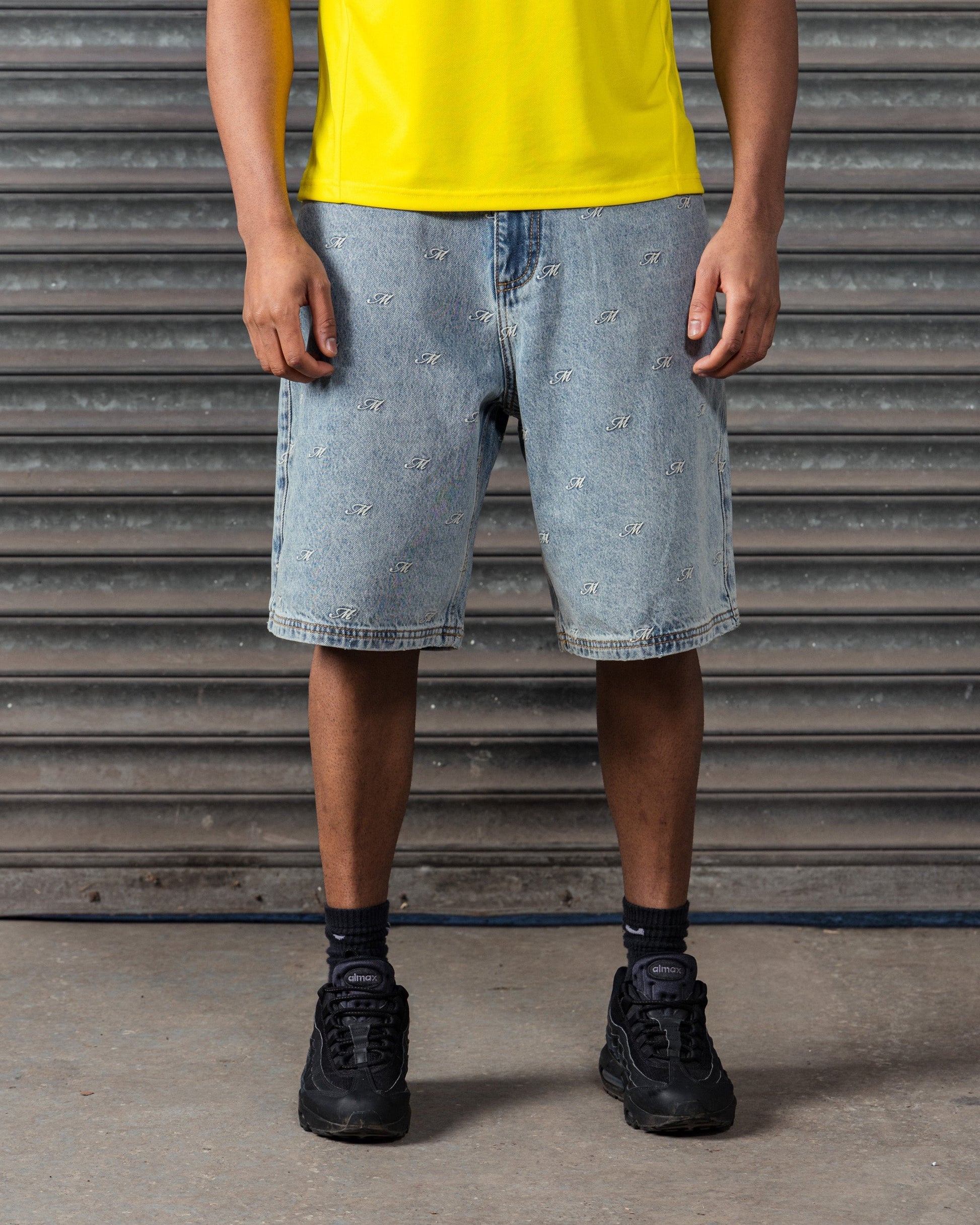 Mercier Bellingham washed denim jort