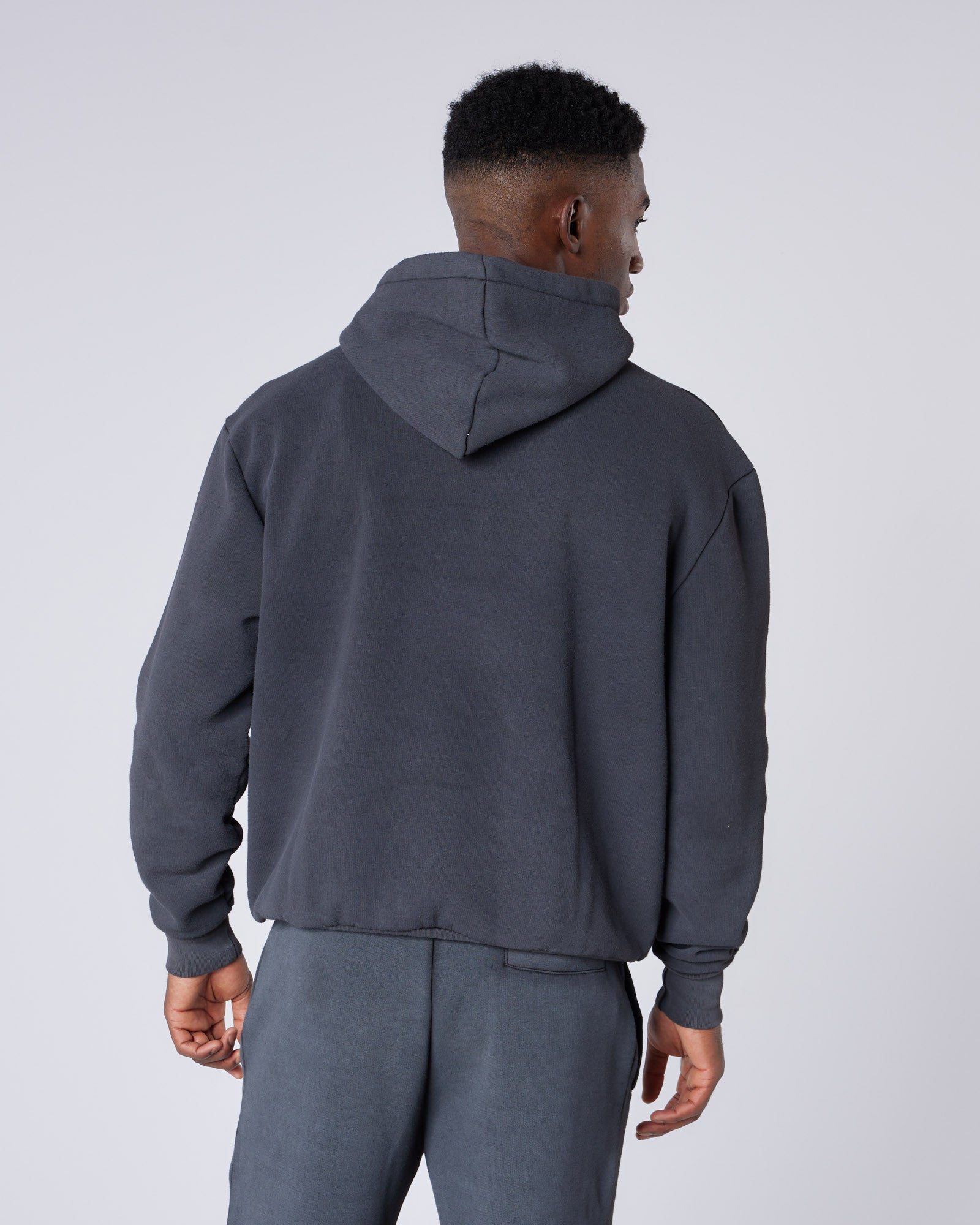 Mercier Black Bone Badge Hoodie