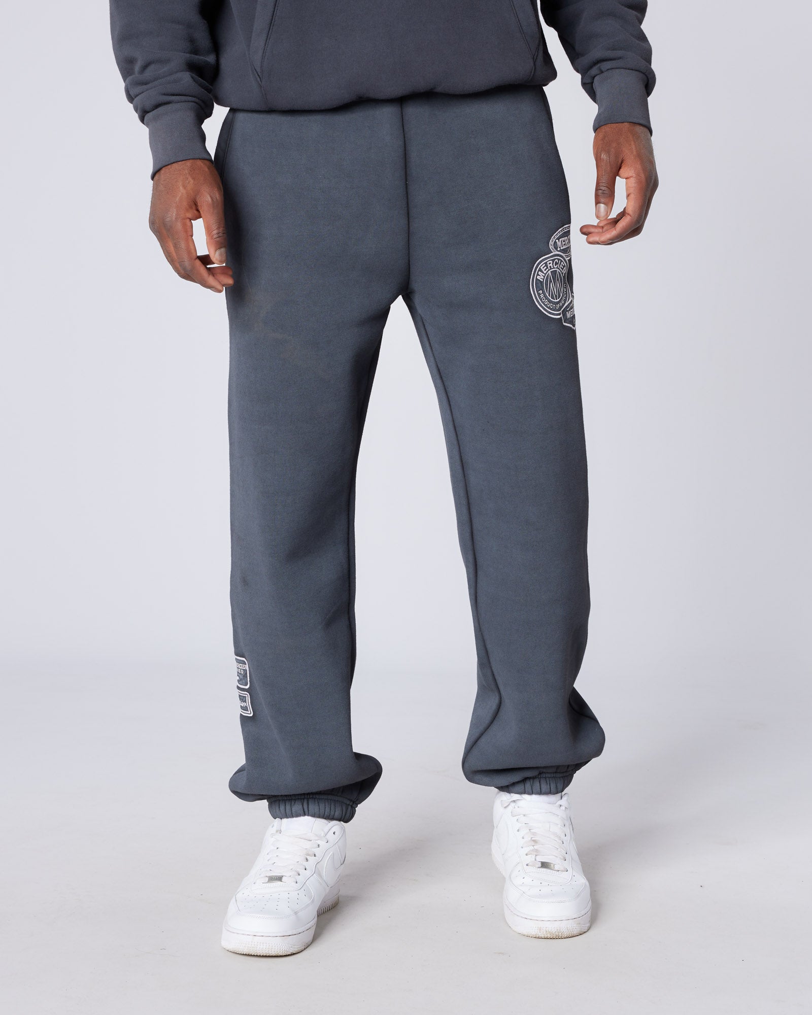 Mercier Black Bone Badge Joggers