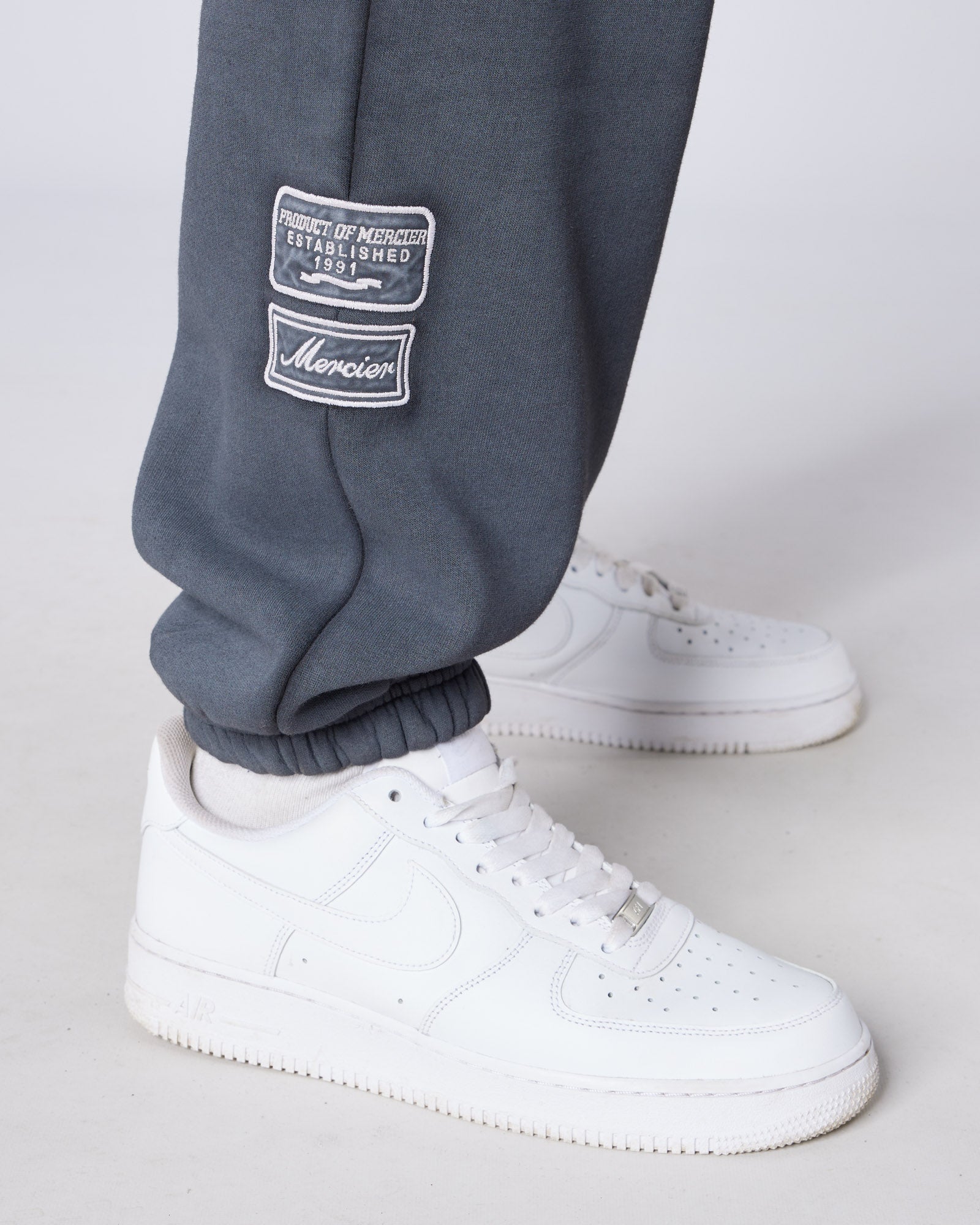Mercier Black Bone Badge Joggers