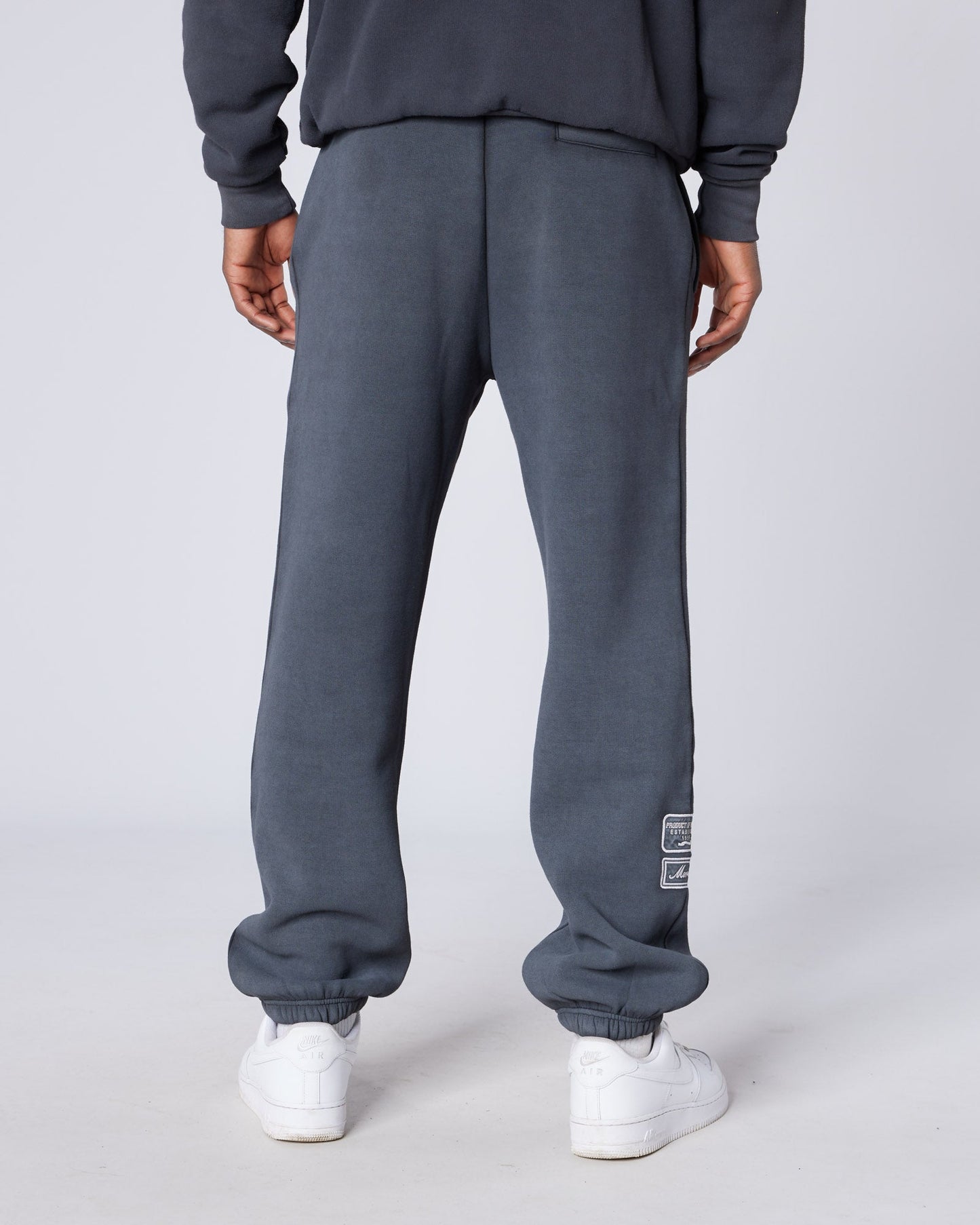 Mercier Black Bone Badge Joggers