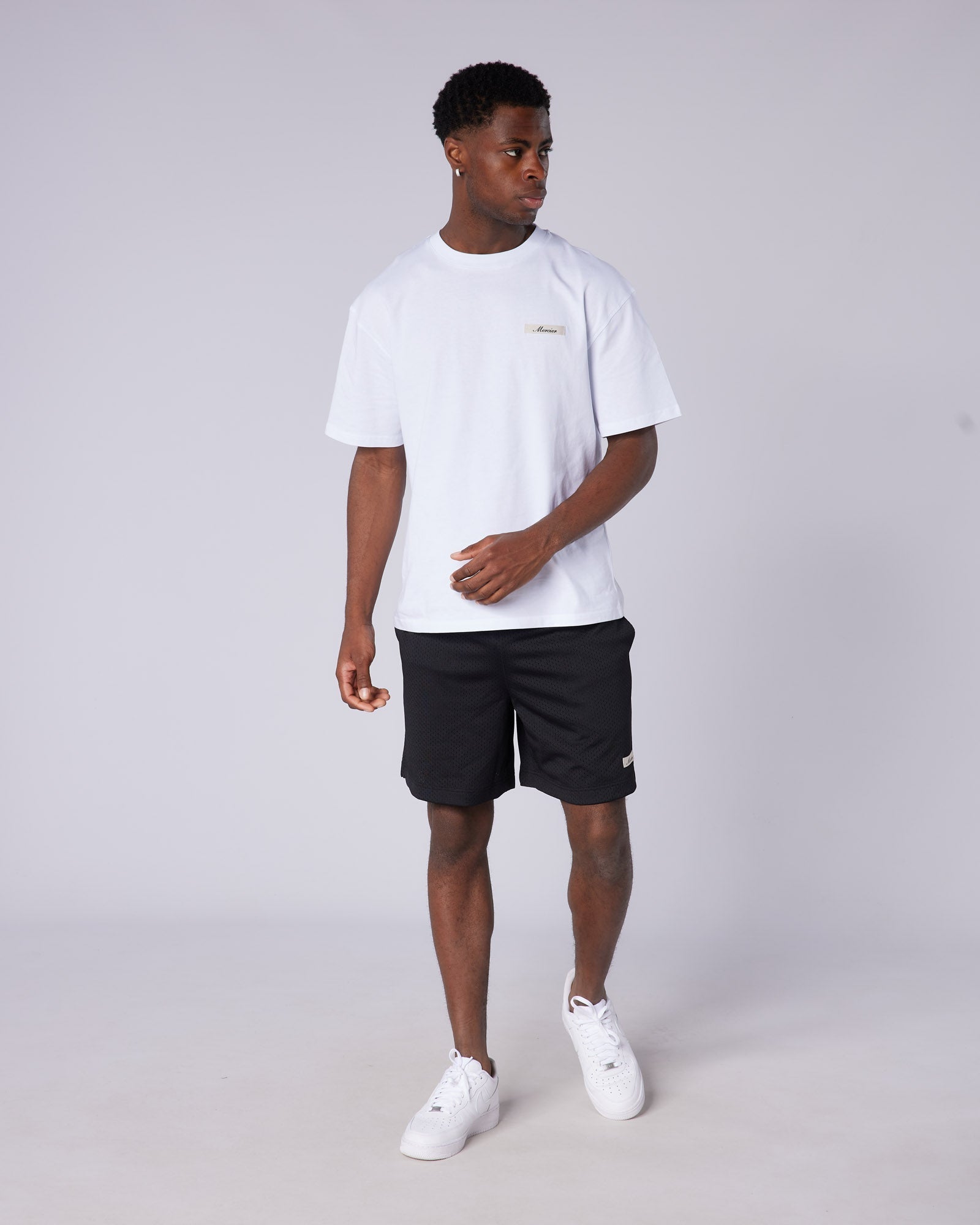Mercier Black Fracture Shorts