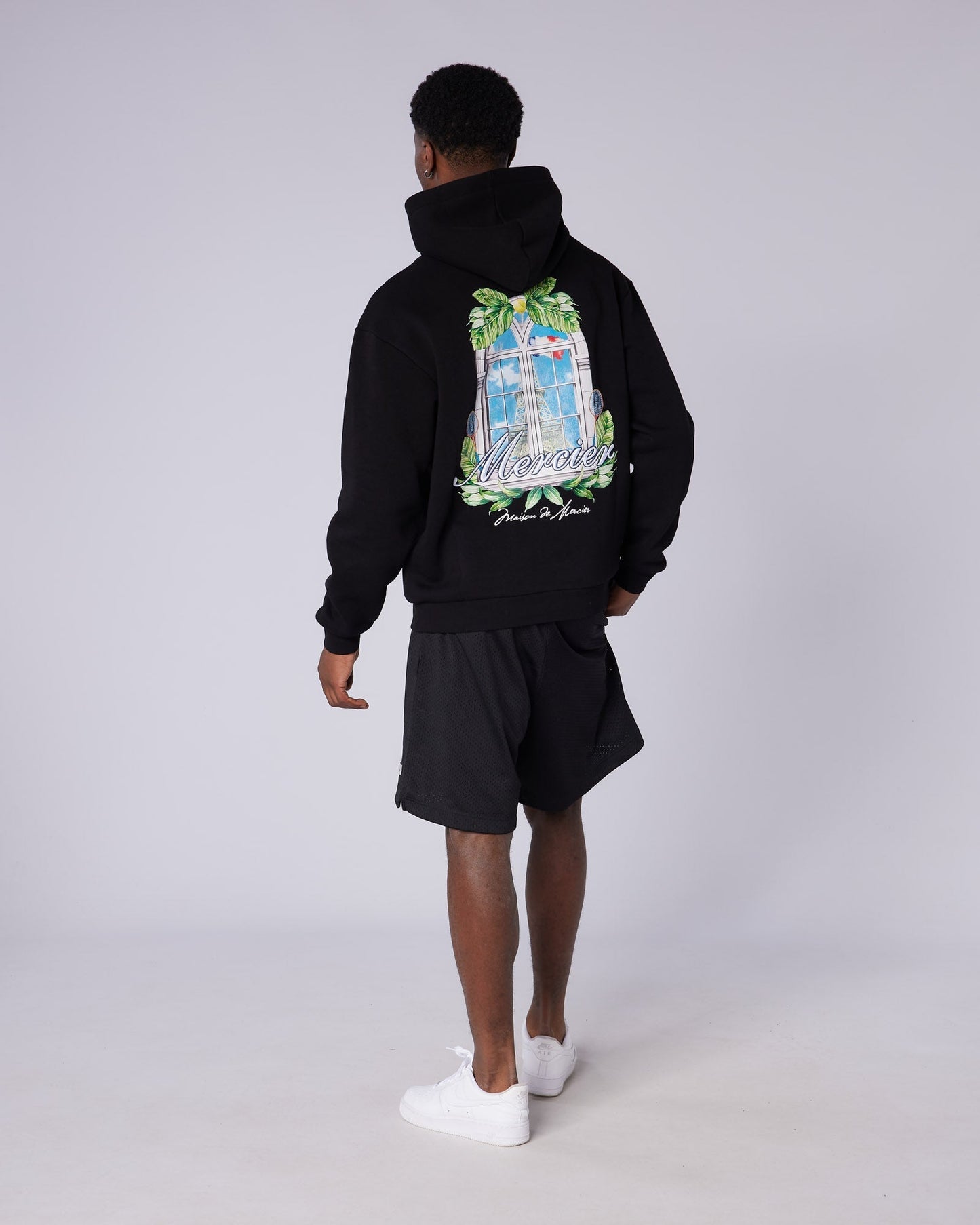 Mercier Black Fracture Shorts
