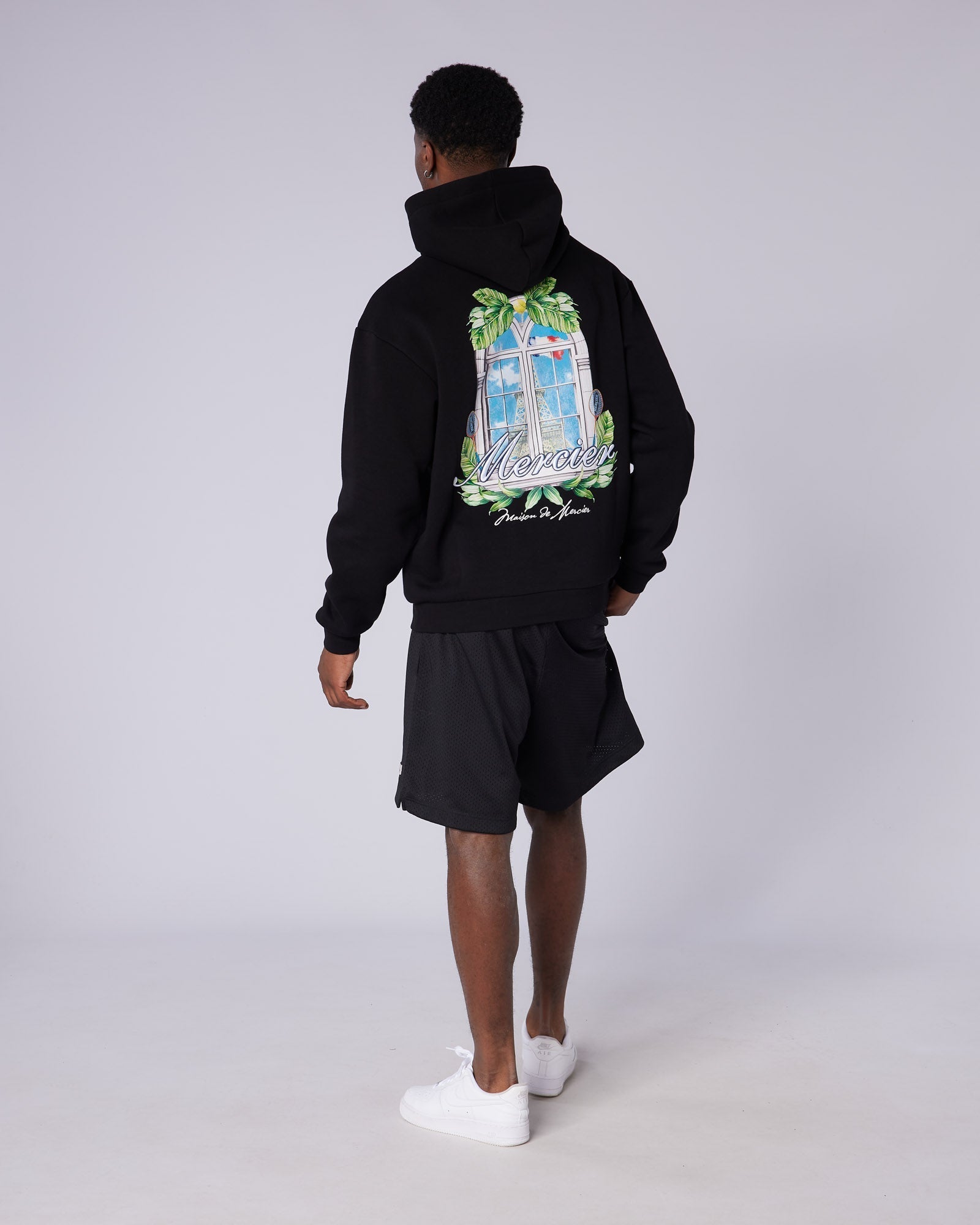 Mercier Black Fracture Shorts
