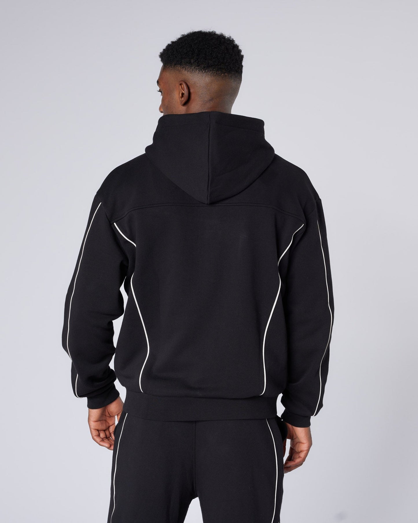 Mercier Black New Wave Badge Hoodie