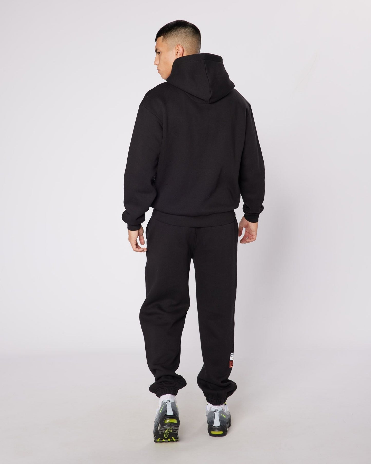 Mercier Black Relaxed OG Badge Joggers