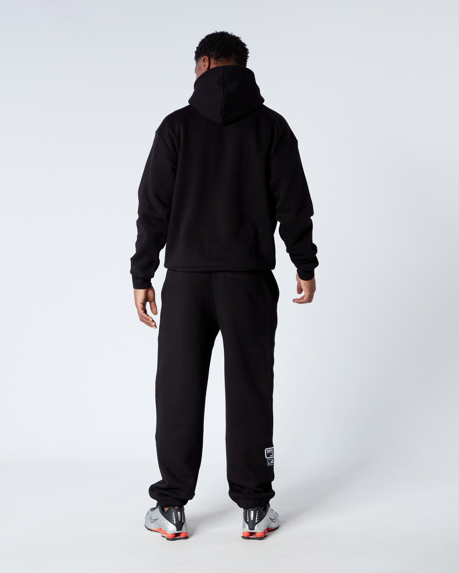 Mercier Black Relaxed OG Mono Hoodie