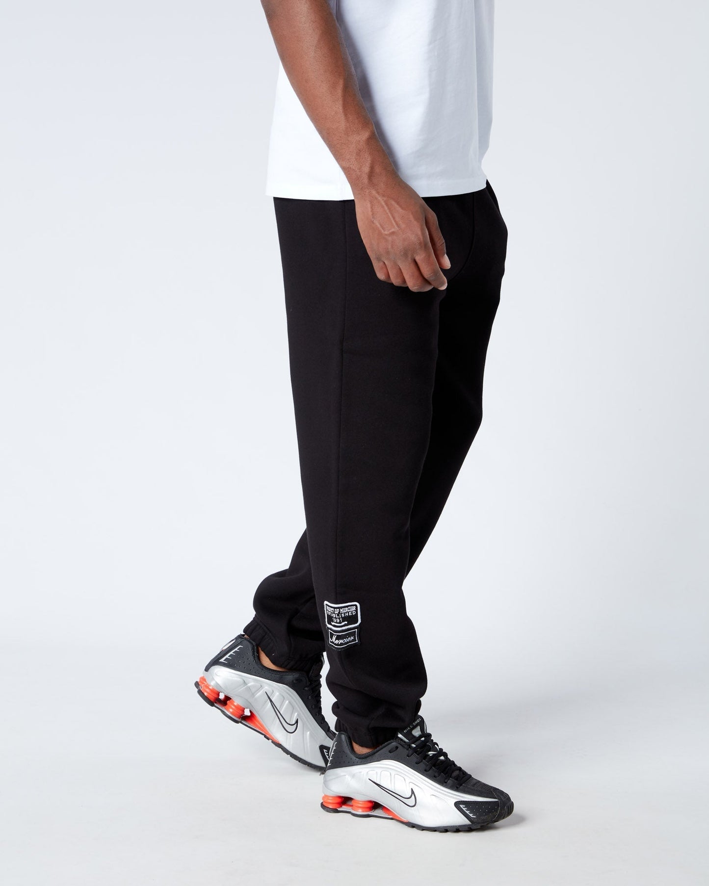 Mercier Black Relaxed OG Mono Joggers