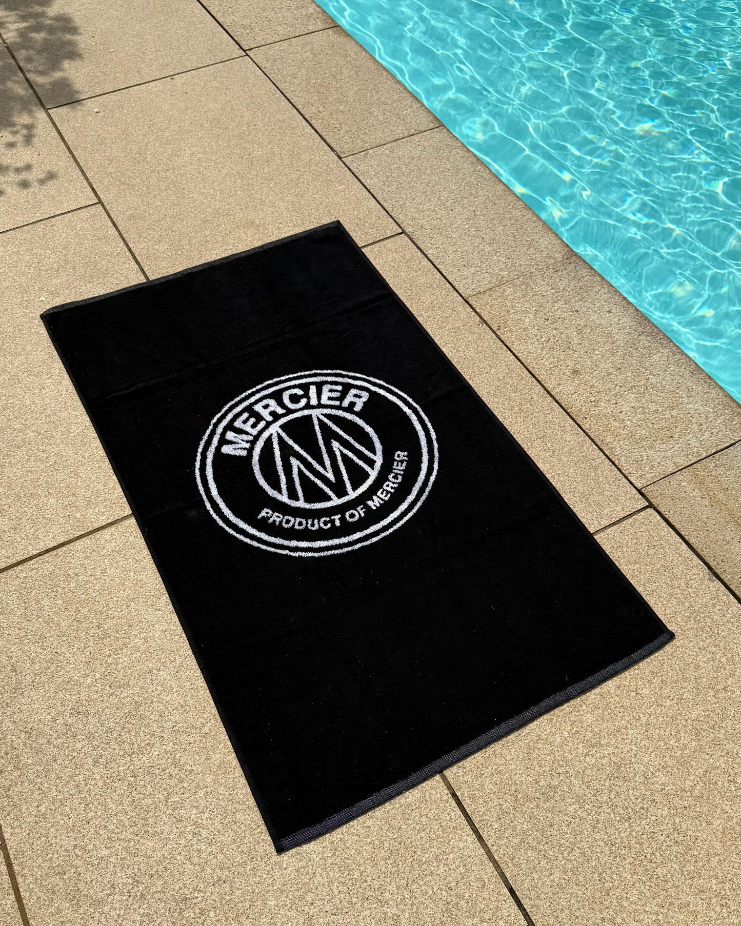 Mercier Black Sky Logo Towel