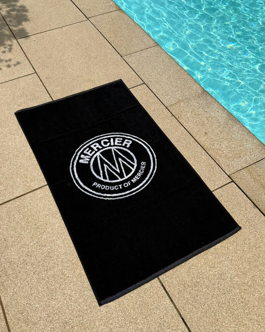 Mercier Black Sky Logo Towel