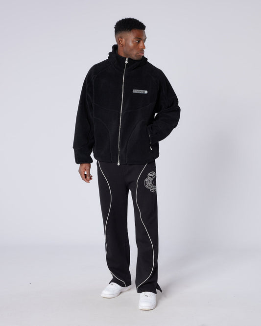Mercier Black Tempo Borg Jacket