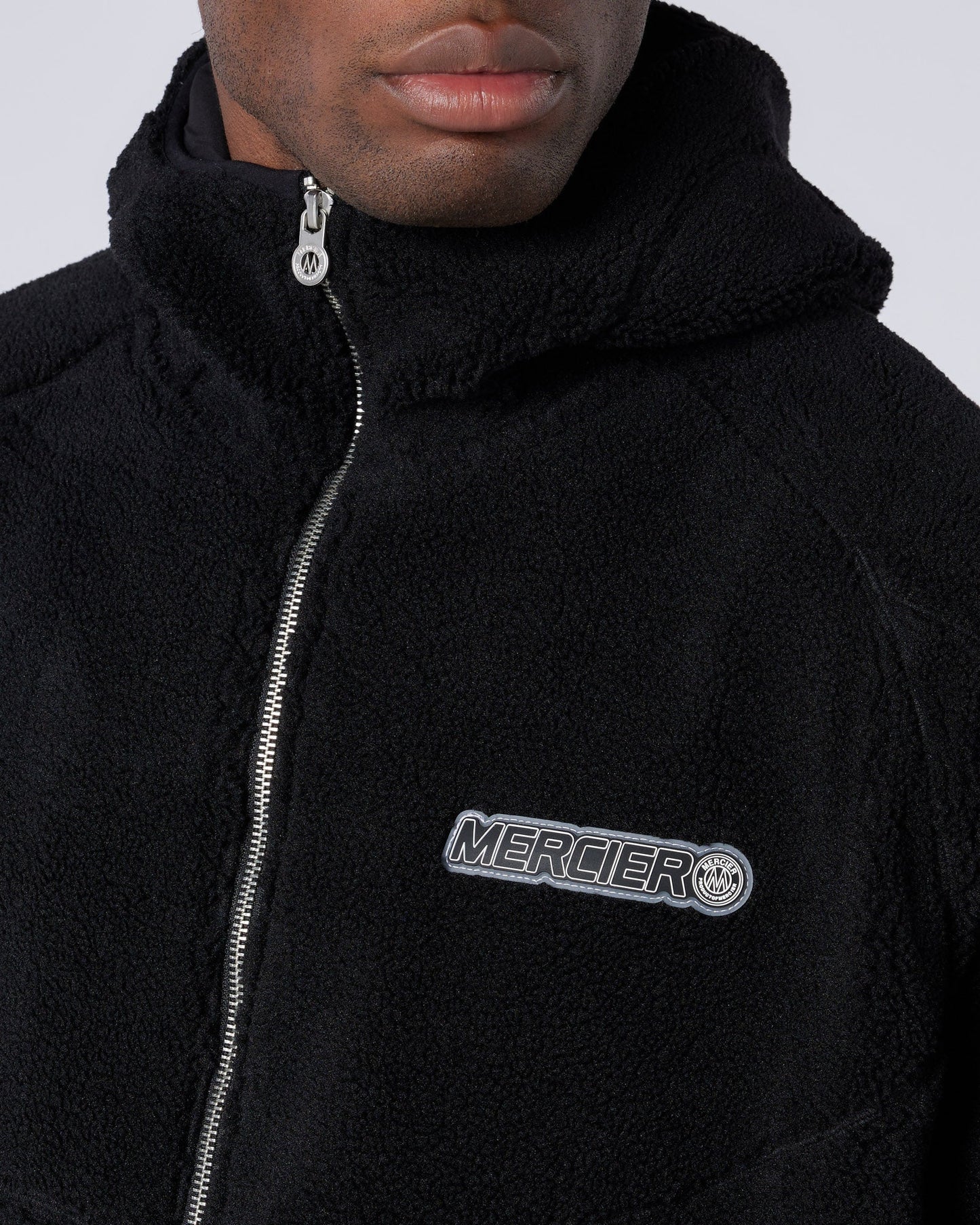 Mercier Black Tempo Borg Jacket