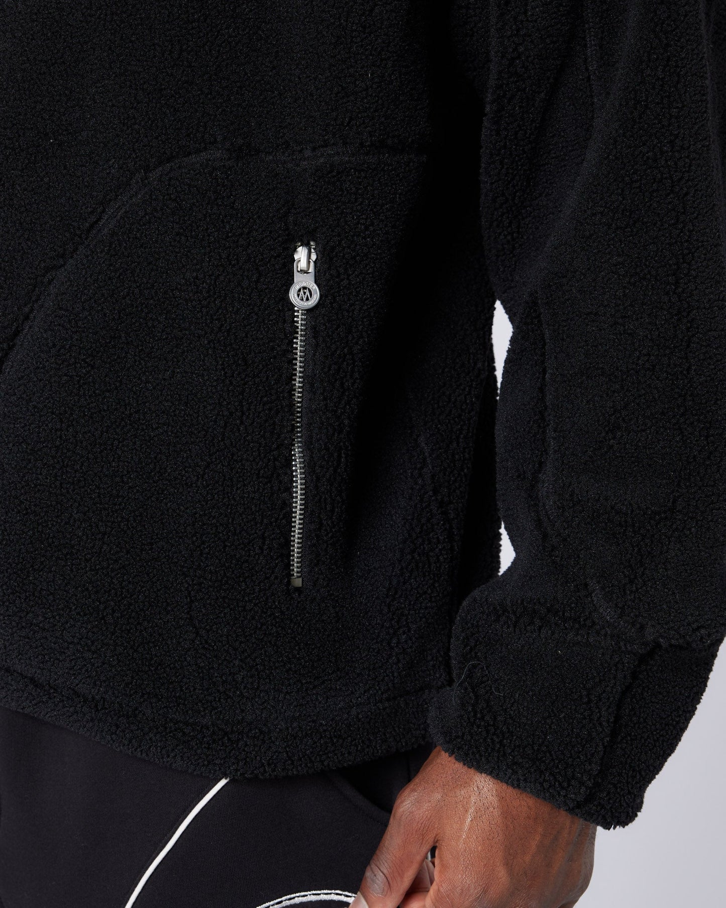 Mercier Black Tempo Borg Jacket