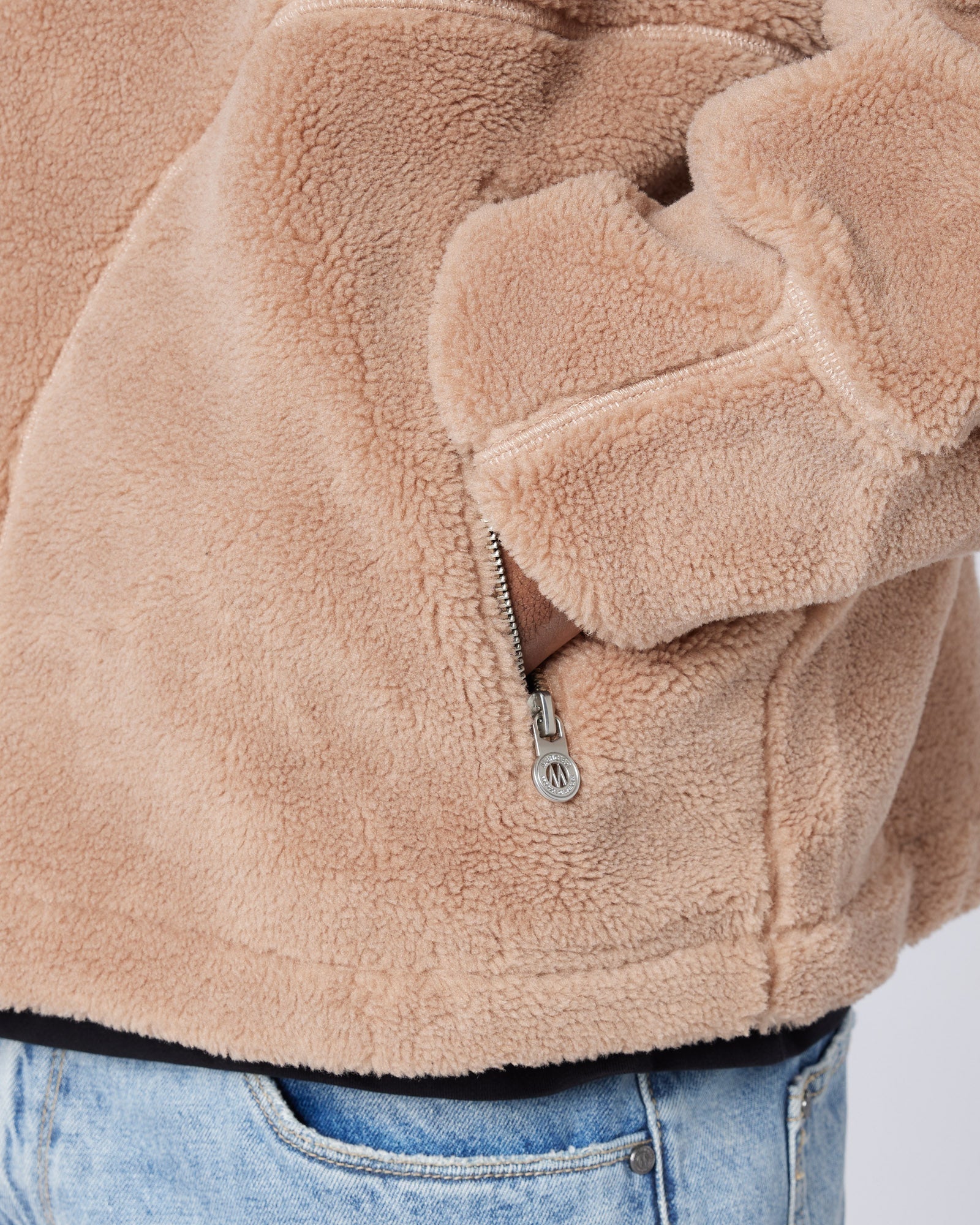 Mercier Brown Tempo Borg Jacket