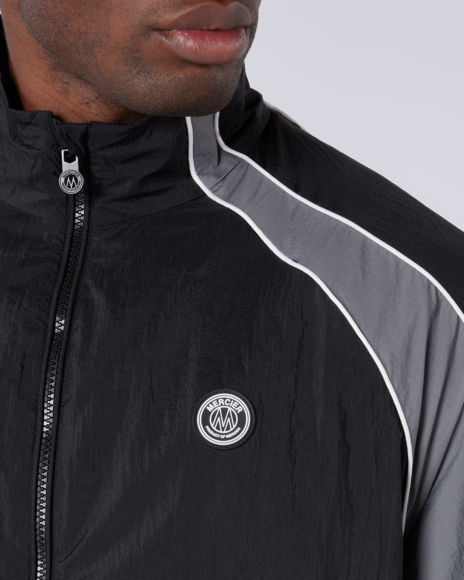 Mercier Brown and Purple Homerun Track Top
