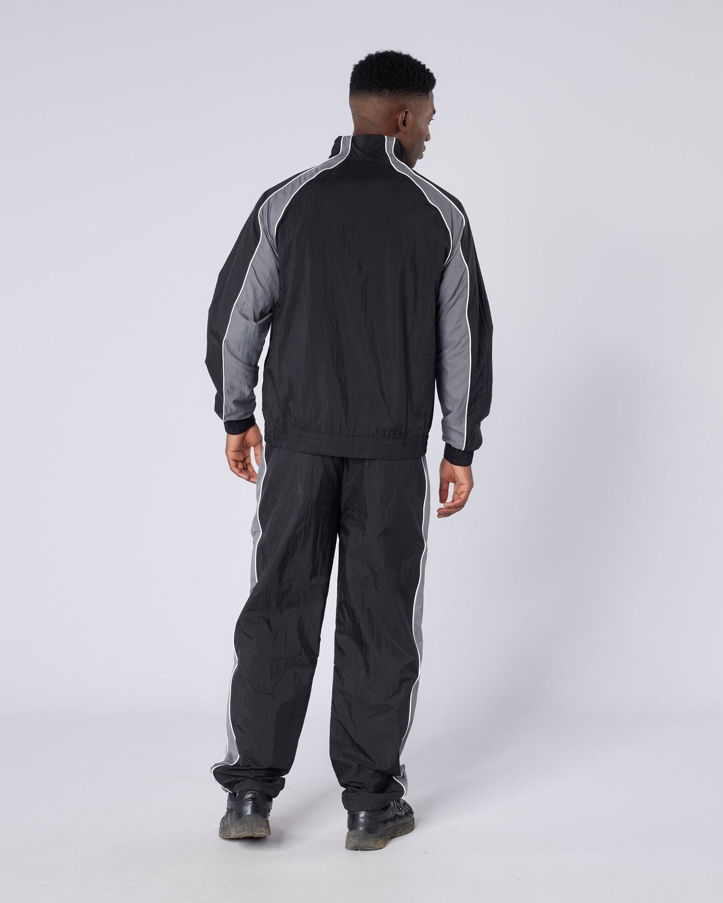 Mercier Brown and Purple Homerun Track Top