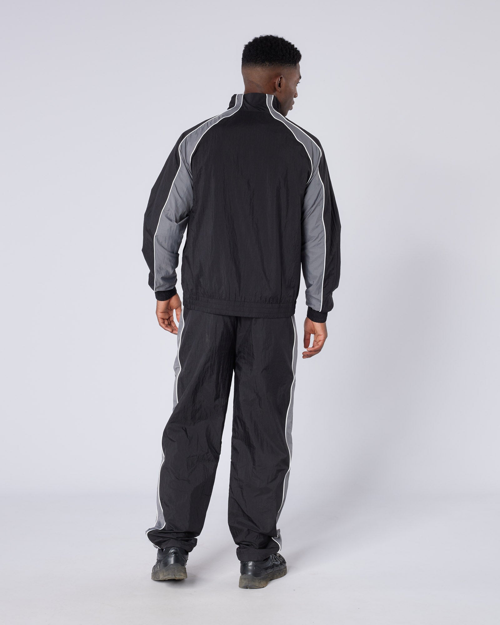 Mercier Brown and Purple Homerun Track Top