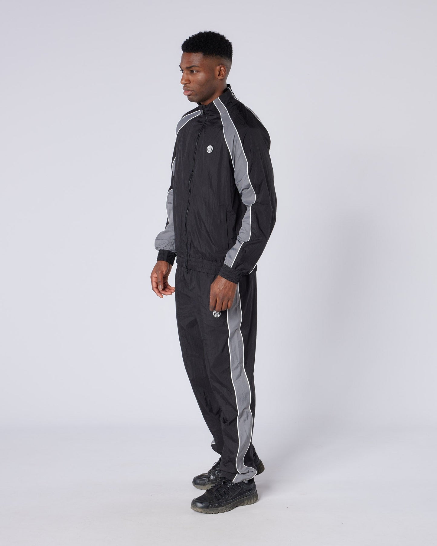 Mercier Brown and Purple Homerun Track Top