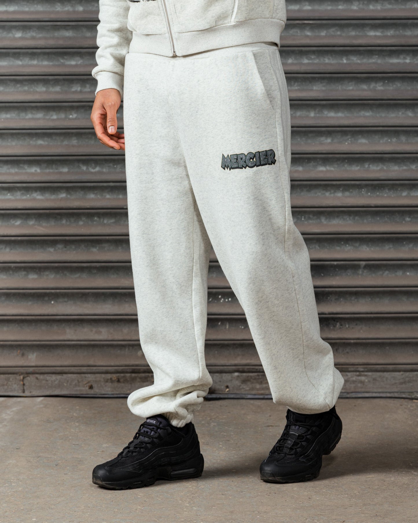 Mercier Diamante Ballers grey marl joggers