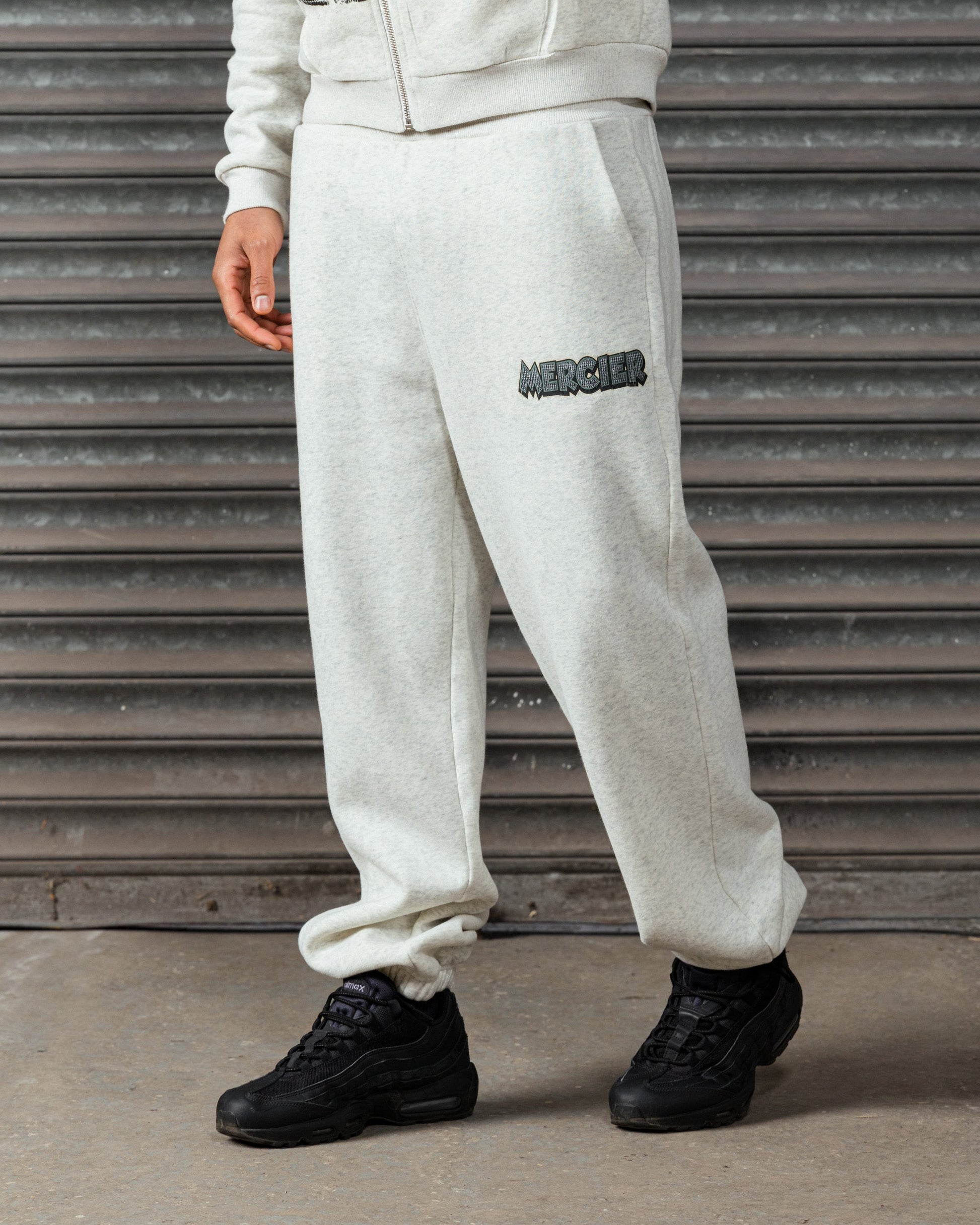 Mercier Diamante Ballers grey marl joggers