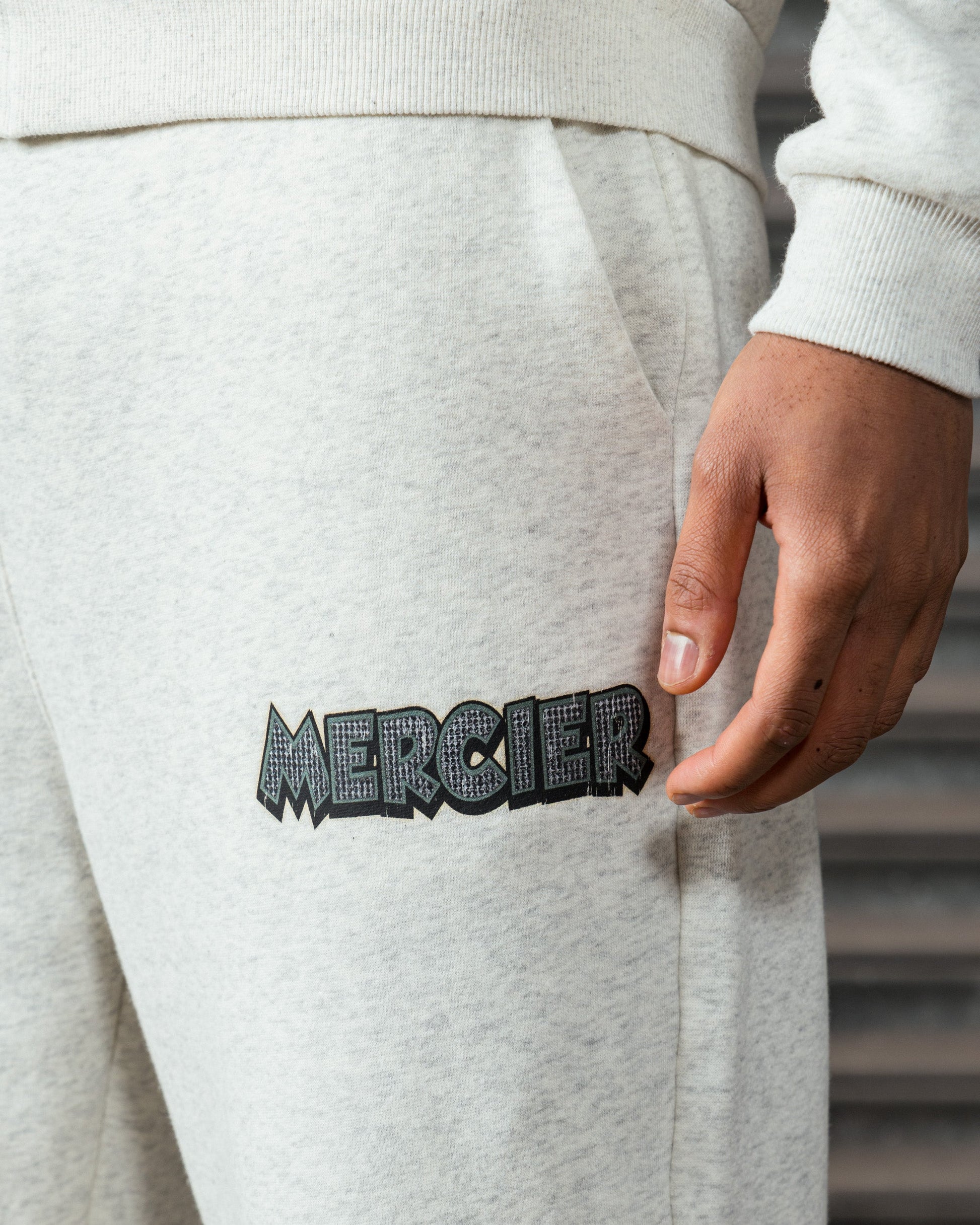 Mercier Diamante Ballers grey marl joggers
