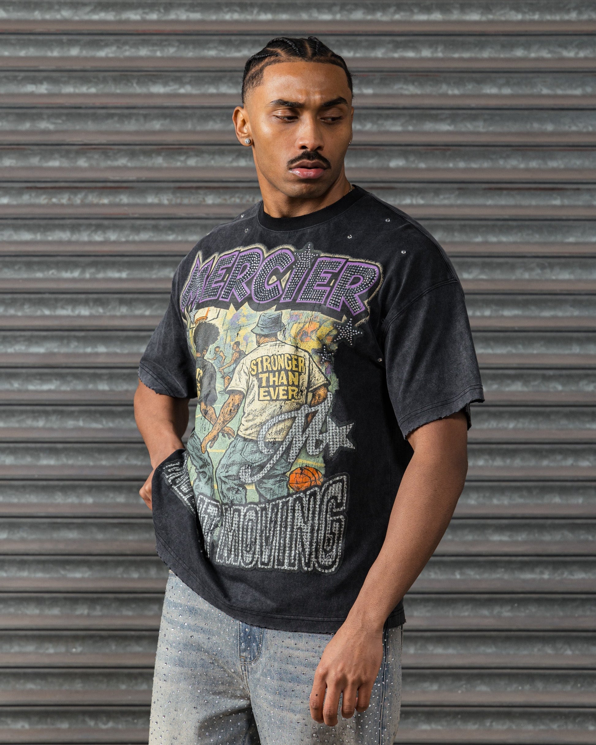 Mercier Diamante Ballers vintage black t-shirt