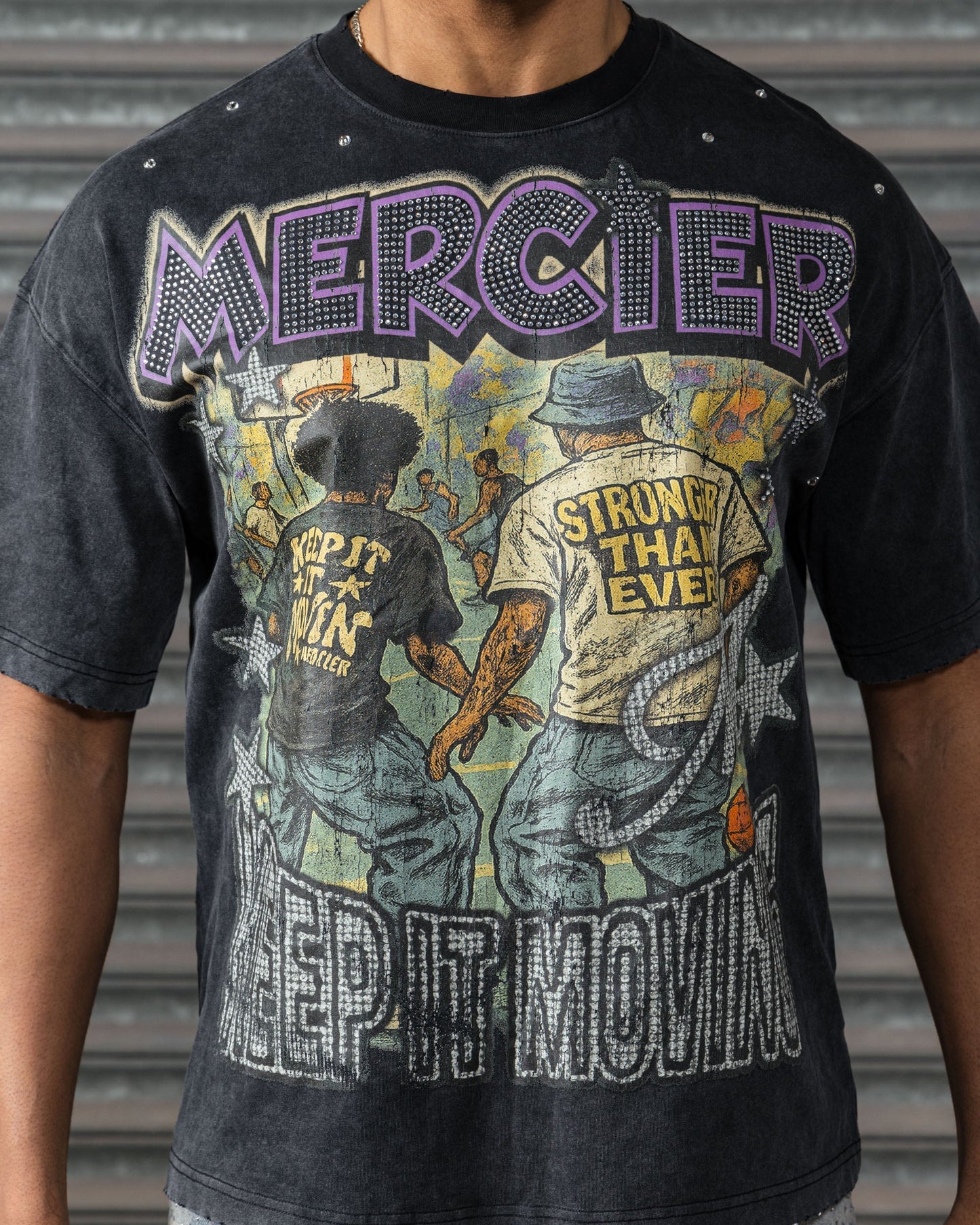 Mercier Diamante Ballers vintage black t-shirt