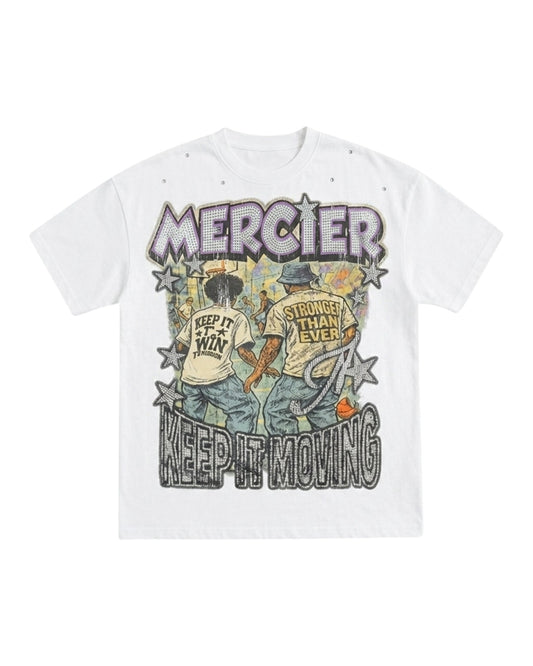 Mercier Diamante Ballers vintage white t-shirt