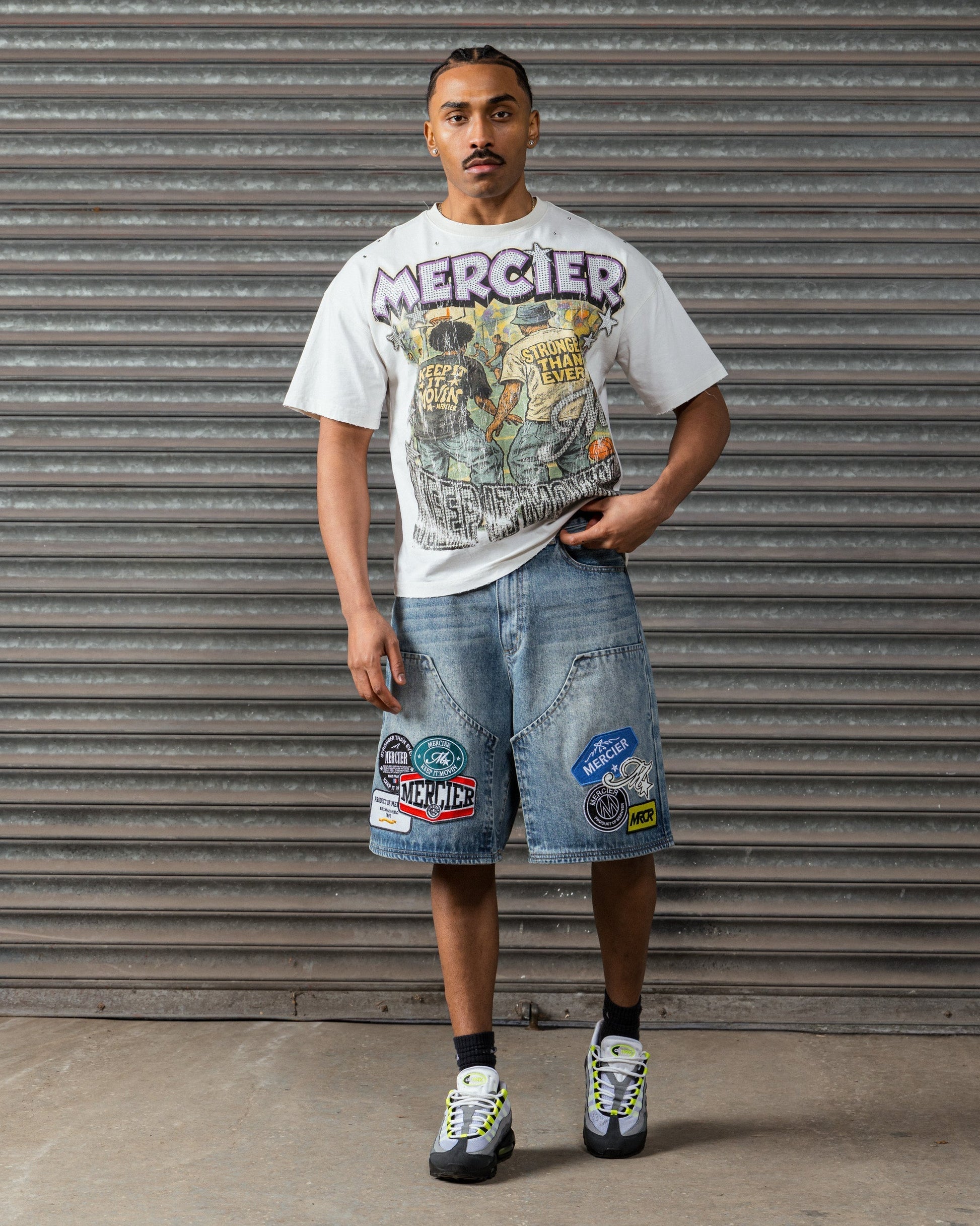 Mercier Diamante Ballers vintage white t-shirt