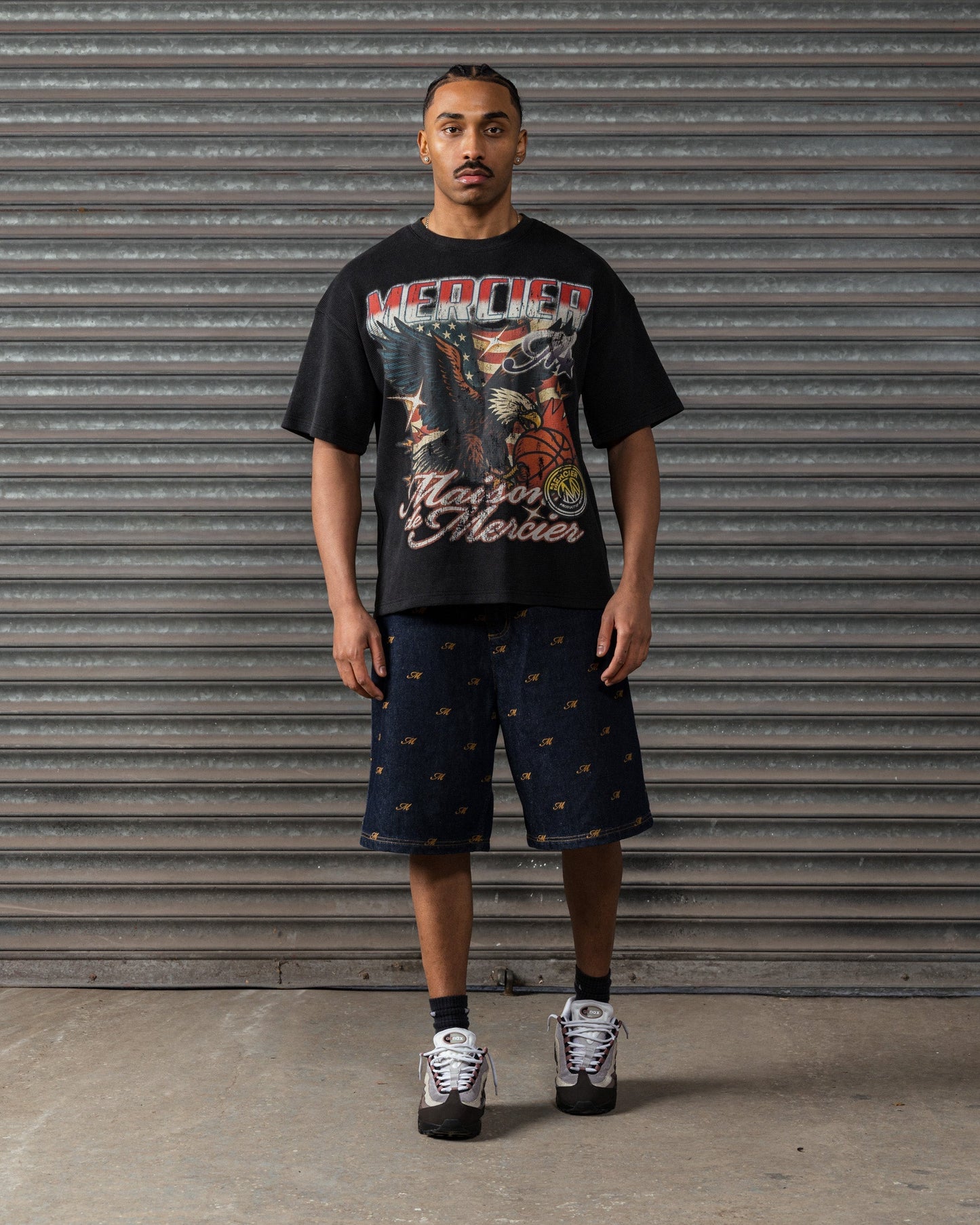 Mercier Eagle waffle t-shirt