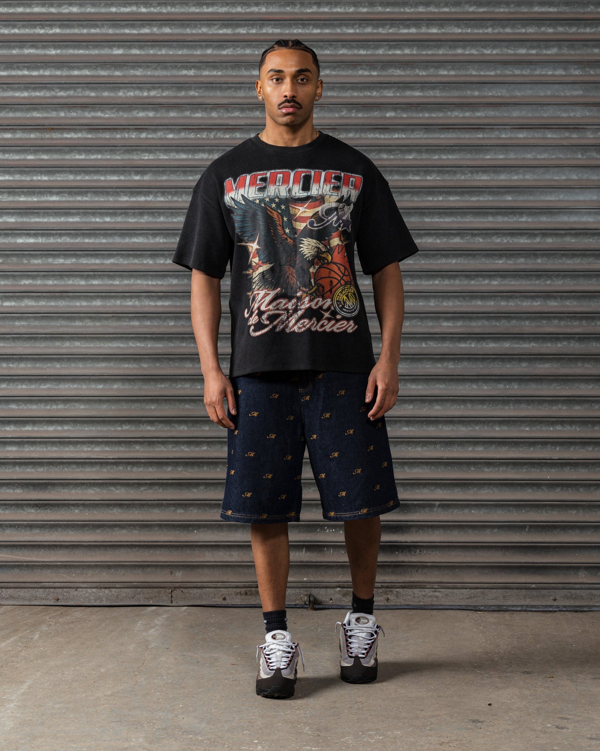 Mercier Eagle waffle t-shirt