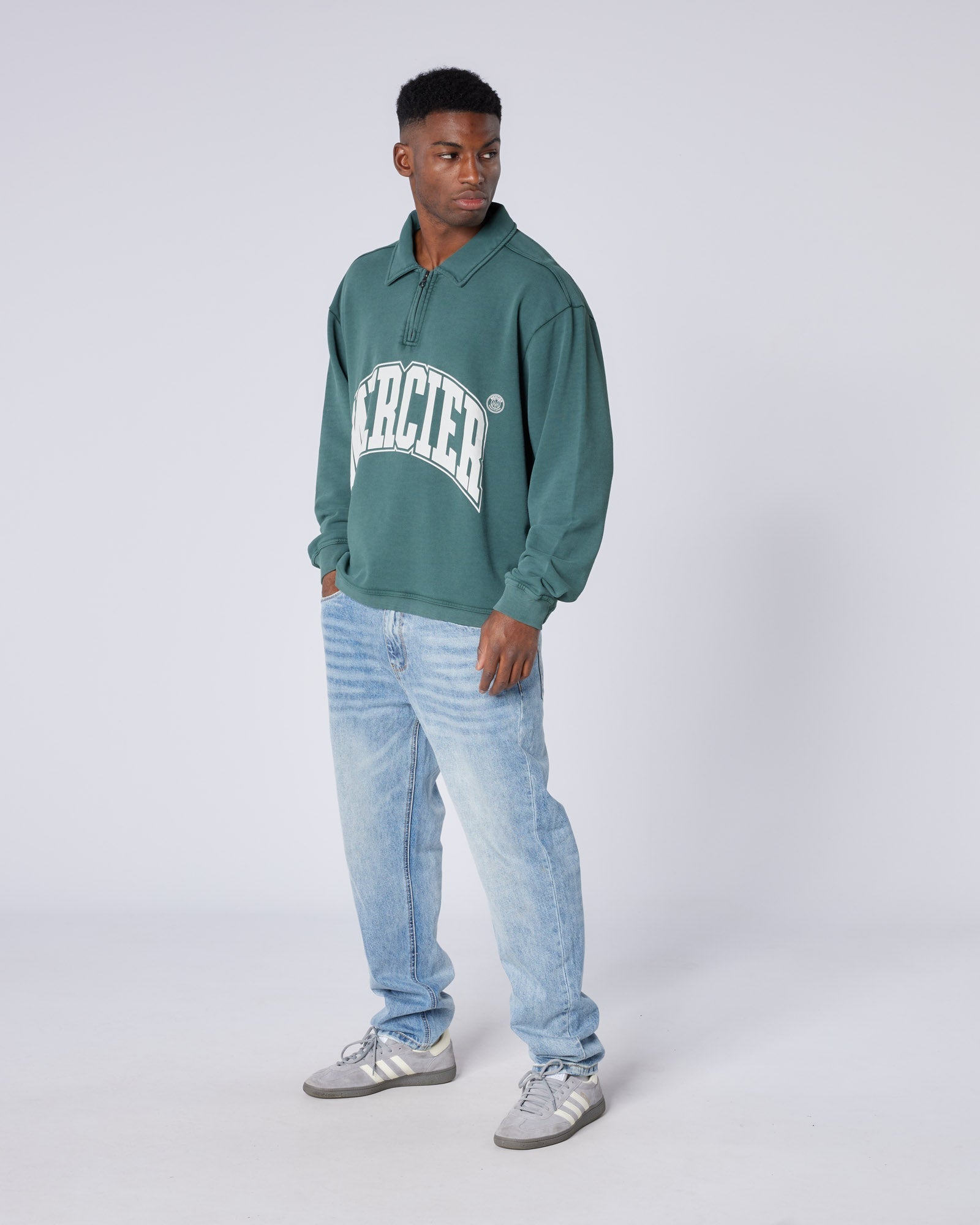 Mercier Forest Green Homerun Quarter Zip