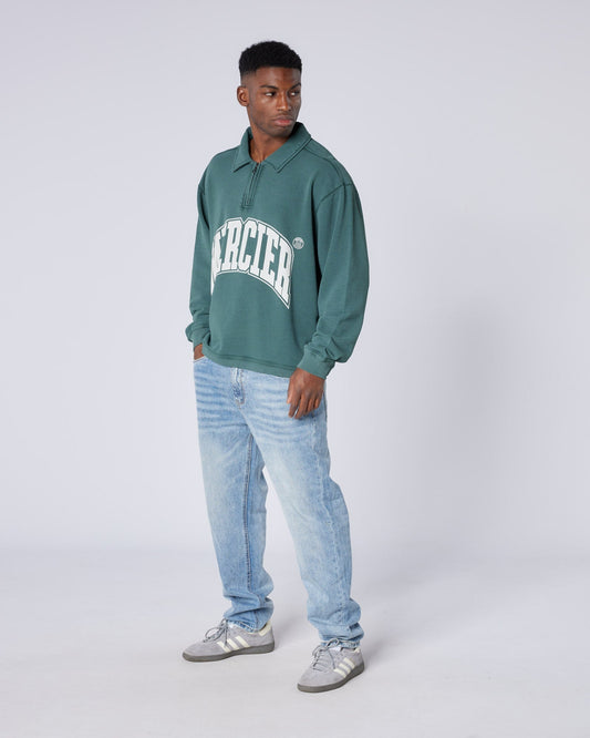 Mercier Forest Green Homerun Quarter Zip