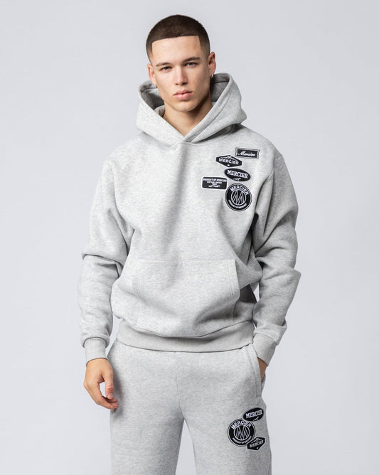 Mercier Grey Marl OG Mono Hoodie