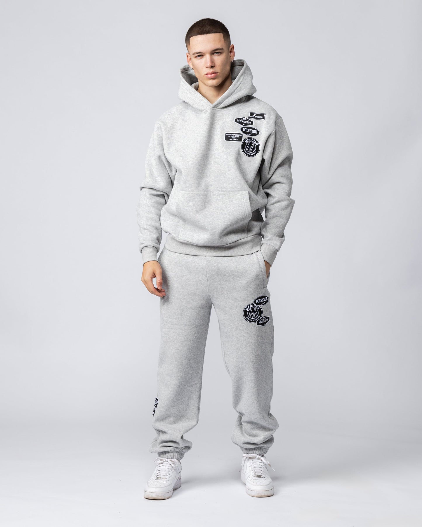 Mercier Grey Marl OG Mono Joggers